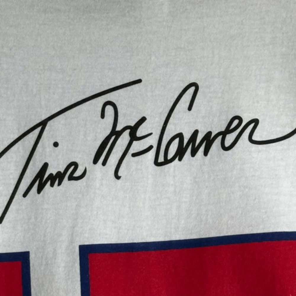 St Louis Cardinals Baseball T Shirt Mens XL White‎ Tim McCarver 15 Graphic Tee - Picture 11 of 11